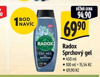   Radox Sprchový gel 450 ml 