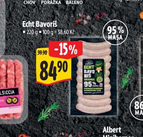 Echt Bavoriš 220 g