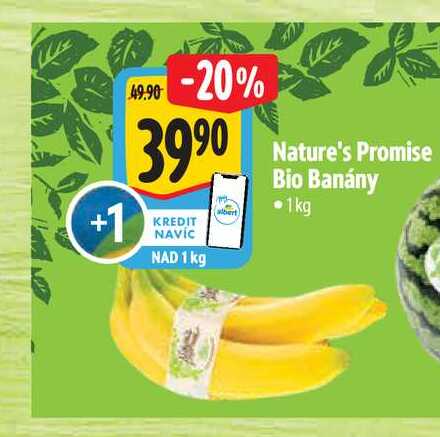 Nature's Promise Bio Banány 1kg