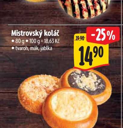 Mistrovský koláč 80 g 