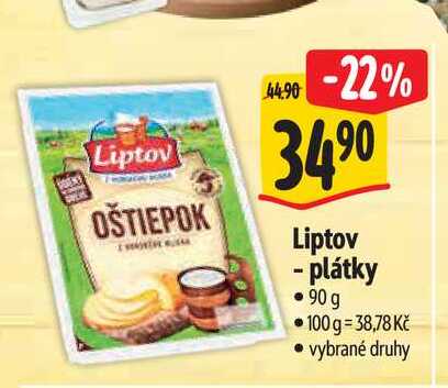   Liptov - plátky 90 g 