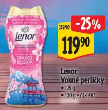 Lenor Vonné perličky, 195 g  