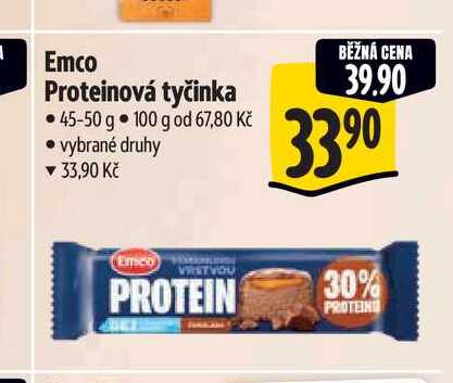 Emco Proteinová tyčinka 45-50 g 