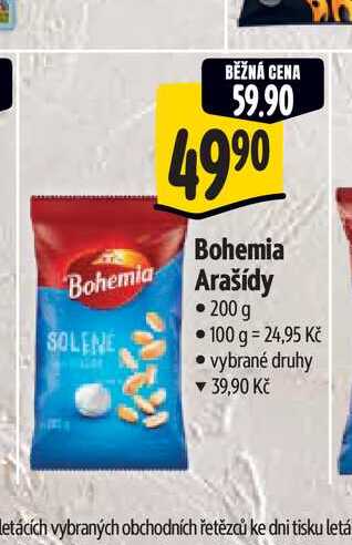   Bohemia Arašídy 200 g 