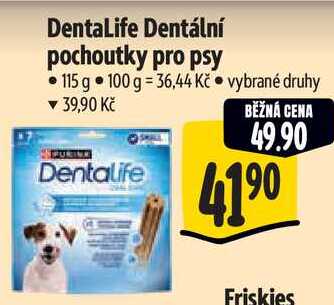DentaLife Dentální pochoutky pro psy, 115 g 