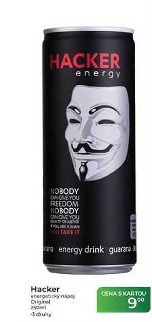 Hacker energetický nápoj Original 250ml