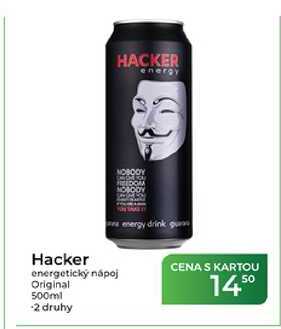 Hacker energetický nápoj Original 500ml