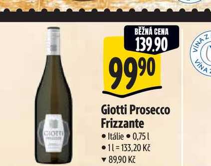 Giotti Prosecco Frizzante 0,75 l