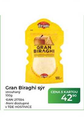 Gran Biraghi sýr strouhaný 100g