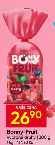 Bonny-Fruit vybrané druhy 200 g