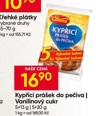 Vitana Kypřící prášek do pečiva 5×13 g