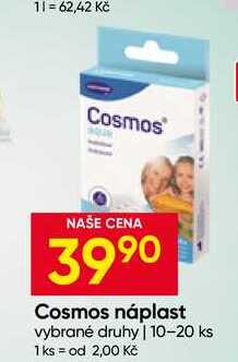 Cosmos náplast vybrané druhy 10-20 ks