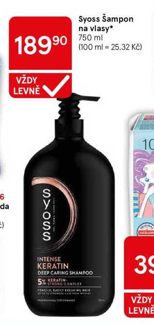 Syoss Šampon na vlasy, 750 ml  