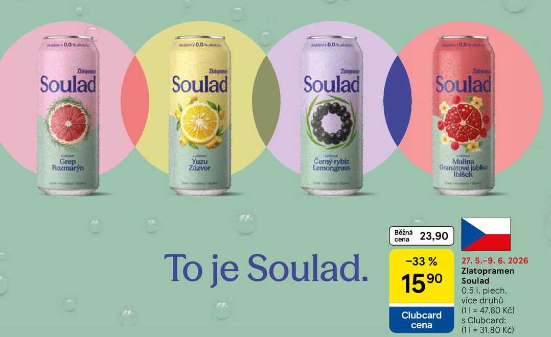 Zlatopramen Soulad, 0.5 l, plech 