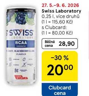 Swiss Laboratory, 0.25 l, více druhů