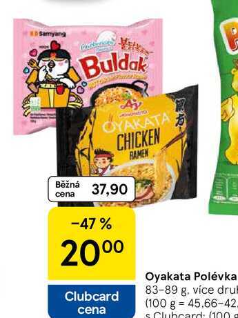 Oyakata Polévka, 83-89 g, více druhů