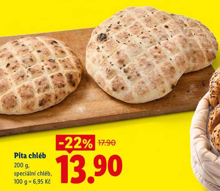 Pita chléb, 200 g