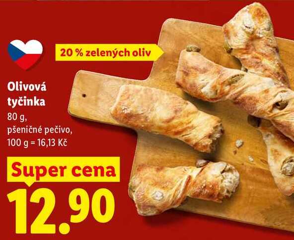 Olivová tyčinka, 80 g