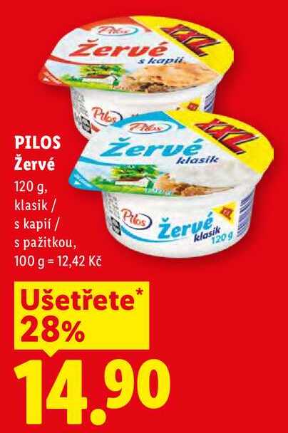 Pilos Zervé, 120 g, klasik