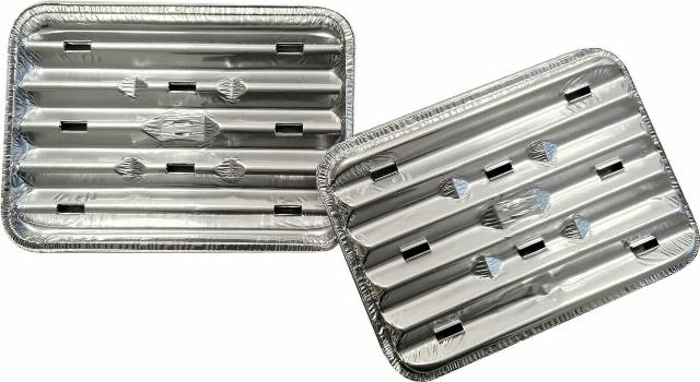 Grilovací tácek 5ks hliníkový rozměry: 34,4 x 22,5mm