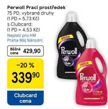 Perwoll Prací prostředek, 75 PD