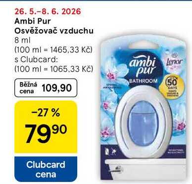 Ambi Pur Osvěžovač vzduchu, 8 ml