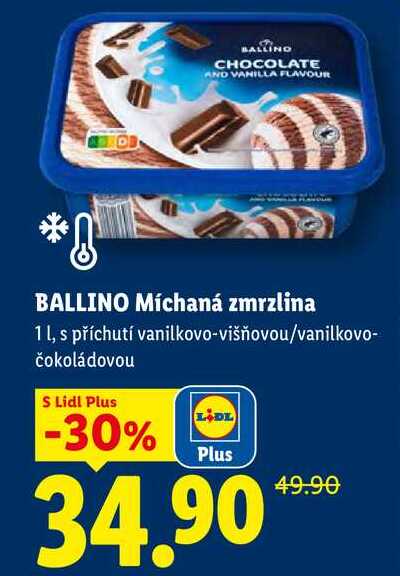 BALLINO Míchaná zmrzlina, 1 l 