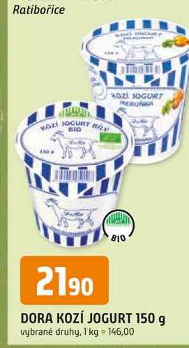 DORA KOZÍ JOGURT 150 g 