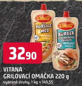 VITANA GRILOVACÍ OMÁČKA 220 g 