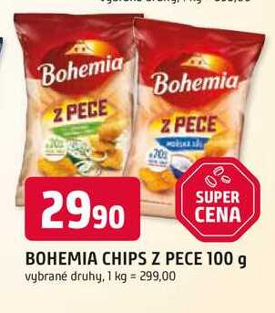 BOHEMIA CHIPS Z PECE 100 g