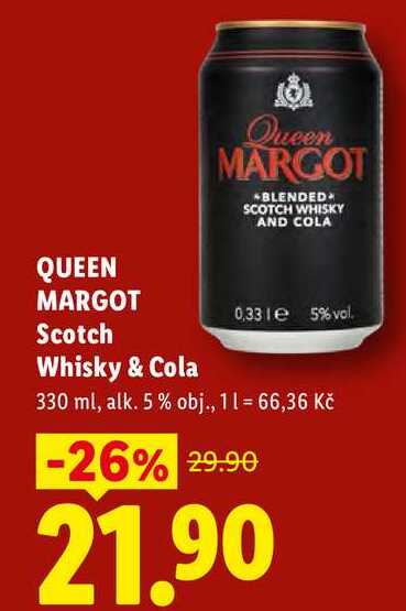 QUEEN MARGOT Scotch Whisky & Cola, 0,33