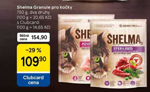 Shelma Granule pro kočky, 750 g