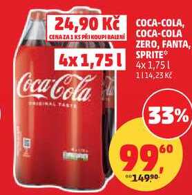 Coca-Cola, 4 x 1,75 l