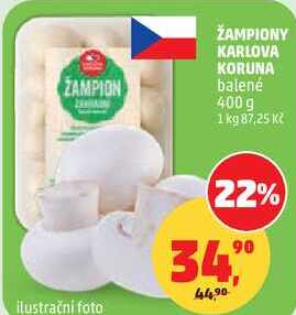 ŽAMPIONY KARLOVA KORUNA balené, 400 g  