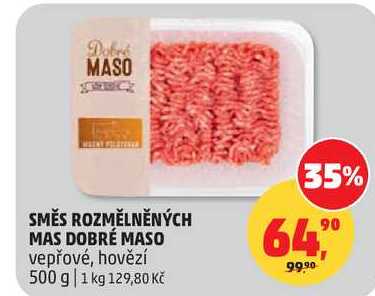 SMĚS ROZMĚLNĚNÝCH MAS DOBRÉ MASO vepřové, 500 g