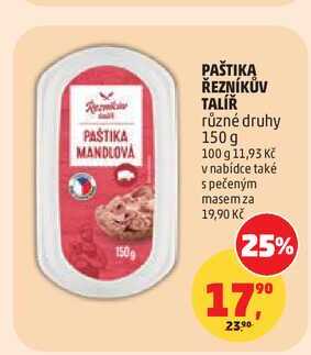 PAŠTIKA ŘEZNÍKŮV TALÍŘ různé druhy, 150 g