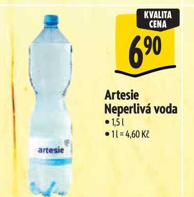 Artesie Neperlivá voda, 1,5 l