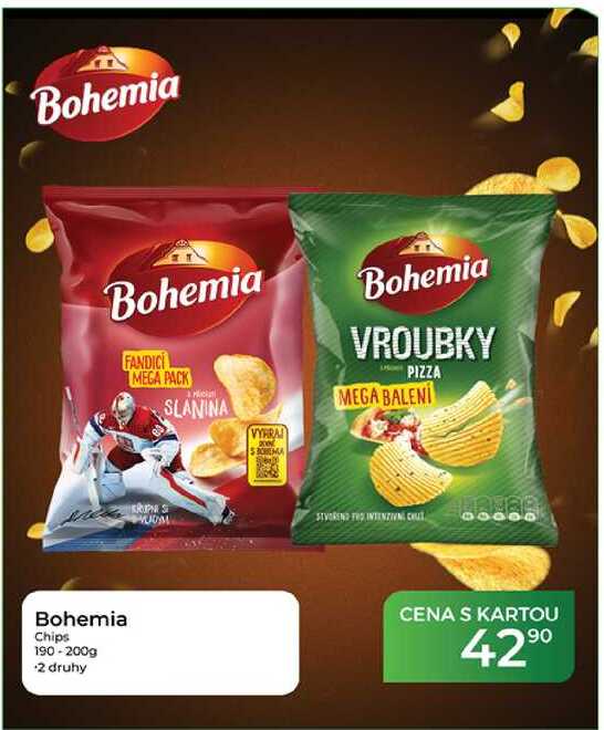 Bohemia Chips 190-200g