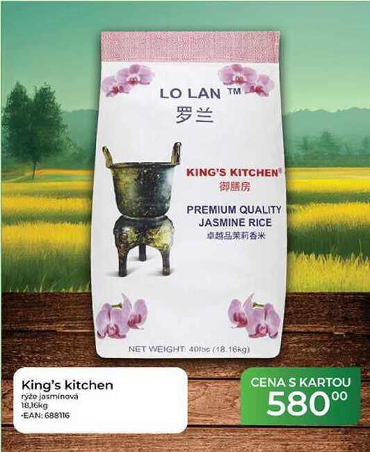King's kitchen rýže jasmínová 18,16kg
