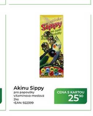 Akinu Sippy pro papoušky vitamínovo-medová 2ks