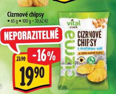 Cizrnové chipsy 65 g  