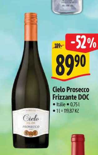   Cielo Prosecco Frizzante DOC 0,75 l