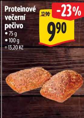 Proteinové večerní pečivo, 75 g 