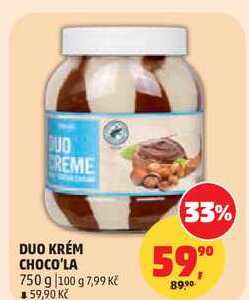 DUO KRÉM CHOCO'LA, 750 g