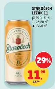 STAROČECH LEŽÁK 11 plech, 0,5 l