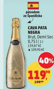 CAVA PATA NEGRA Brut, 0,75 l 