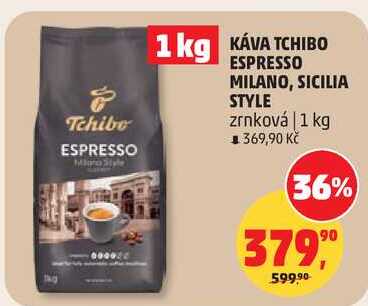 KÁVA TCHIBO ESPRESSO MILANO, zrnková, 1 kg