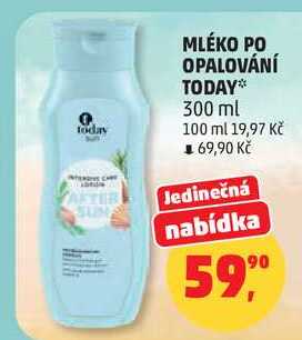 MLÉKO PO OPALOVÁNÍ TODAY, 300 ml  