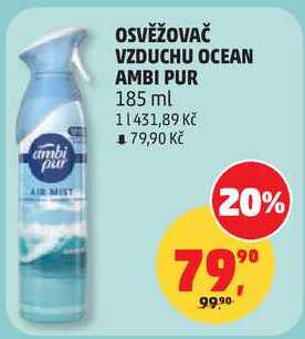 OSVĚŽOVAČ VZDUCHU OCEAN AMBI PUR, 185 ml