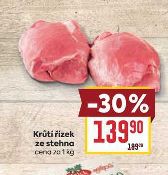 Krůtí řízek ze stehna cena za 1 kg